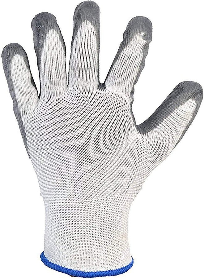 SMRITY Nylon Safety Hand Gloves ,Anti Cut ,Cut Rasistance ,Industrial ,Agriculture ,Hand Glove (Pack Of 48+7 FREE) - Image 5